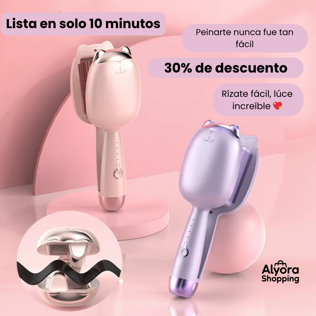 Ondas Mágicas Pro - Haz que tu cabello brille con ondas suaves y definidas + 🎁 Regalo sorpresa