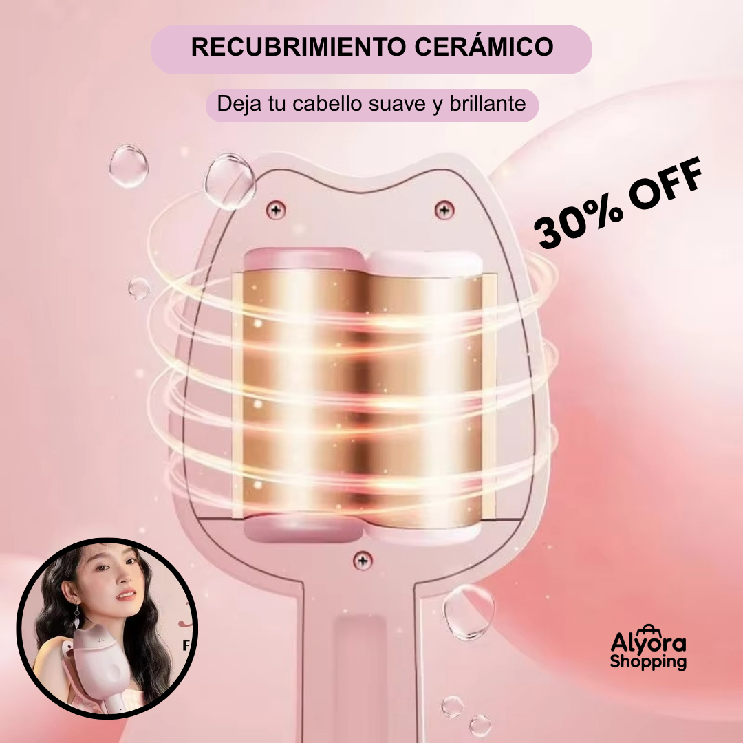 Ondas Mágicas Pro - Haz que tu cabello brille con ondas suaves y definidas + 🎁 Regalo sorpresa
